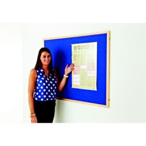 NB9384 | Bi-Office Wood Frame Noticeboard 900x600