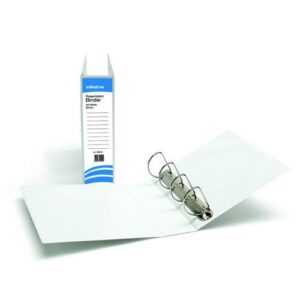 PB1270 | Initiative Presentation Binder 4D Ring 65mm Capacity White