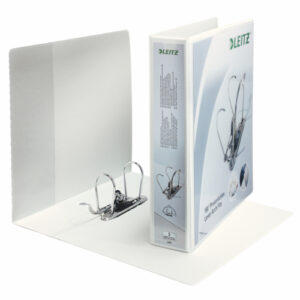 PB1286 | Leitz 180° Presentation Lever Arch File 80mm White Pack 10