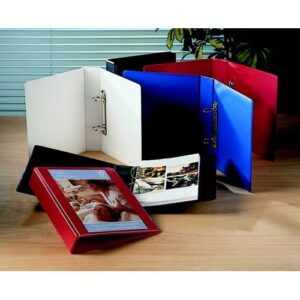 PB9103 | Esselte Presentation 2 Ring Binder 25mm White 49737
