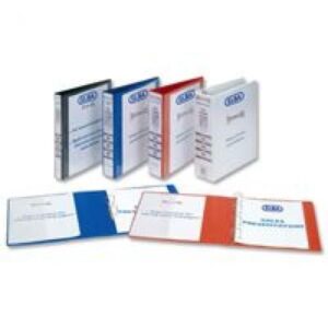 PB9603 | Elba Pvc Panorama A4 4D Ring Pres Binder 50mm Capacity White