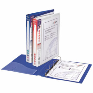 PB9616 | Snopake Presentation 4D Ring Binder A4 Clear 13386
