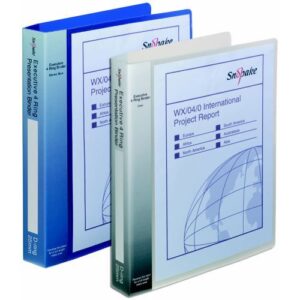 PB9617 | Snopake Presentation 4D Ring Binder A4 Blue 13387