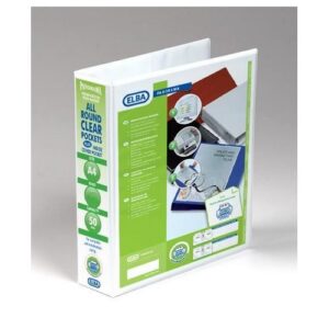 PB9684 | Elba Presentation Binder Panorama A4 2d-r-50 Wht 400007674