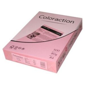 PC1188 | Coloraction Mid Pink Coral A4 80G Pack 500 84663