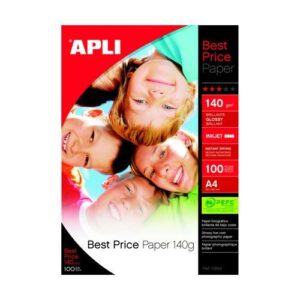 PC2736 | Apli Best Price Glossy Paper Paper A4 140gsm 100 Sheet 11804
