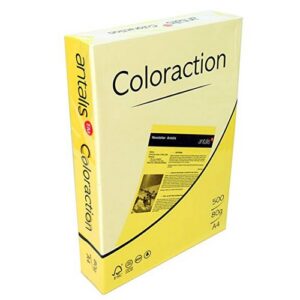 PC2755 | Coloraction Lemon Yellow Florida A3 80g Pack 500 9787