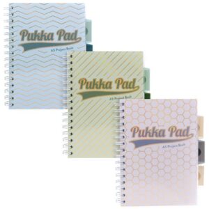 PD1204 | Pukka Pads Haze Assorted A5 Project Book (Pack 3)