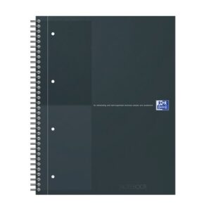 PD1217 | OXFORD International A4+ Hardback Twin-wire Notebook Black