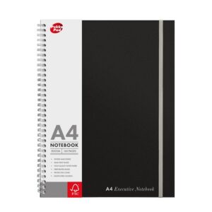 PD2116 | Pukkapad A4 Poly Jotta Notebook Black SBJPOLYA4