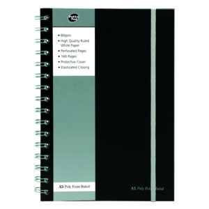 PD2117 | Pukkapad A5 Poly Jotta Notebook Black SBJPOLYA5
