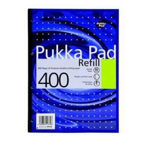 PD3121 | Pukka Pad A4 Refill Feint 400 Pages REF400