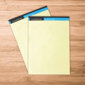 PD3137 | Cambridge A4 Legal Memo Pad 100 Yellow Page 100080179