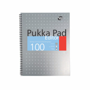 PD9194 | Pukka Pad Writing Pads Editor Metallic A4 80gsm 100 Pg EM003