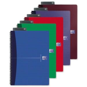 PD9497 | Oxford Office Wirebound Lam Cover Notebook A5 Pack 5 002205