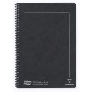 PD9646 | Europa Notemaker Sidebound Notebook A4 Black 4862