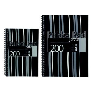 PD9652 | Pukka Pad Polypropylene Jotta Book A4 Black JP018(5)