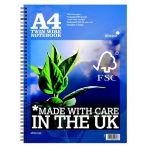 PD9664 | Silvine Premium FSC Notebook A4+ 75gsm 160 Pages R202