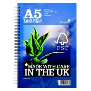 PD9665 | Silvine Premium FSC Notebook A5 75gsm 160 Pages R203