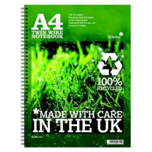 PD9667 | Silvine 100% Premiun Recycled 80gsm Notebook A4+ 120 Pg R102