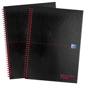 PD9695 | Oxford Black n' Red A4 Hardback Notebook
