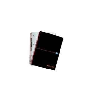 PD9725 | Black N Red A4 Notebook Matt Black 100080218