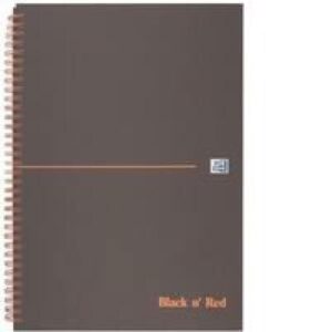 PD9727 | Black N Red A4 Notebook Matt Black Ruled 100080173