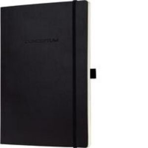 PD9766 | Notebook CONCEPTUM Softcover 135x210x13 Lined Black CO321