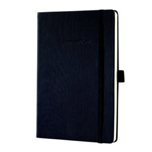 PD9768 | Notebook CONCEPTUM Hardcover 135x210x13 Lined Black CO122