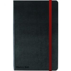PD9863 | Black By Black n Red A4 Notebook Ruled With Numbered Pages
