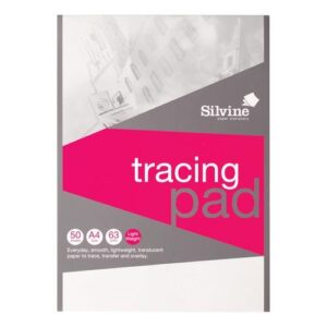PD9981 | Silvine A4 Tracing Pad 63gsm 50 sheets A4T50