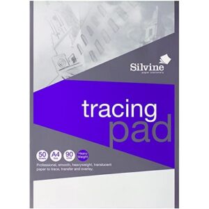 PD9983 | Silvine A4 Professional Tracing Pad 90gsm 50 sheets A4TPR