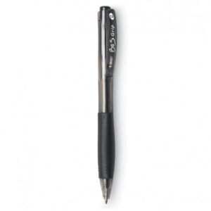 PE1149 | Bic Bu3 Grip Ballpoint Pen Box 10 Black