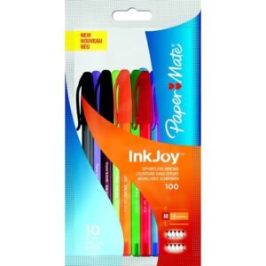 PE1317 | Papermate Inkjoy 100 Ball Point Pen Ast Pack 8 1956737