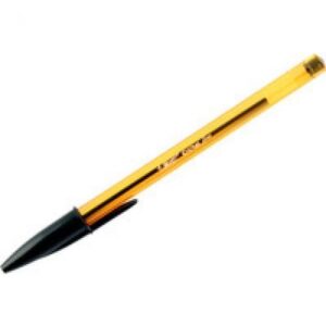 PE1449 | Bic Orange Ball Point Pen Fine Point Black 872731