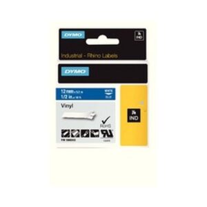 PE1650 | Rhino 12mm Vinyl Black on White 18444