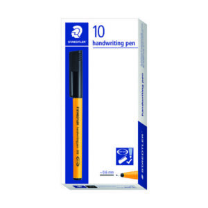 PE1669 | Staedtler Handwriting Fineliner Black 10s