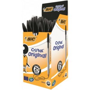 PE1768 | Bic Cristal Medium Black 50s 4 for 3