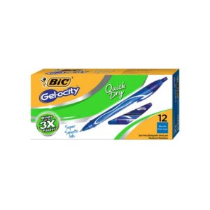 PE1803 | Bic Gelocity Quick Dry Blue Box 12 950442