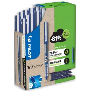 PE1889 | Pilot V7 Refillable - Greenpack Blue