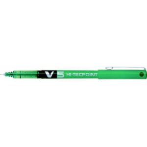 PE2226 | Pilot V5 Rollerball Needle Tip 0.5mm Line 0.3mm Green V504