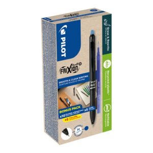 PE2262 | Green Pack Frixion Ball Plus 07 - 10+10 Refills - Blue