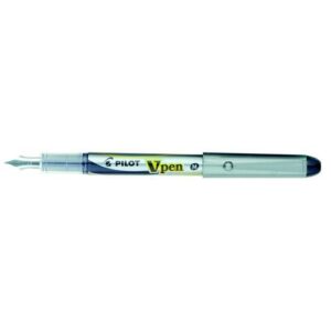 PE3110 | Pilot V Disb FPen Black Ink Metallic Grey Barrel 633101201