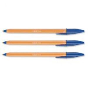 PE3986 | Bic Orange Ball Point Pen Fine Point Blue 1199110111