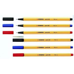 PE4544 | Stabilo Point 88 Fineliner Pen Black 88/46
