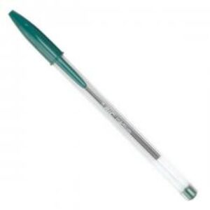 PE4559 | Bic Cristal Ball Point Pen Medium Green 8373621