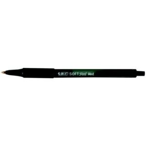 PE8332 | Bic Soft Feel Retractable Pen Medium Point Black 8373971