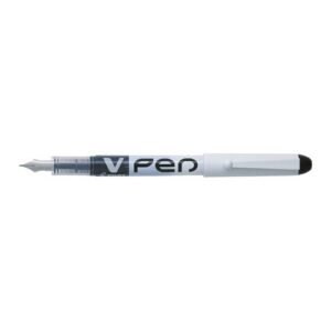 PE9140 | Pilot V-Pen Dispo Fountain Pen White Barrel With Black Ink
