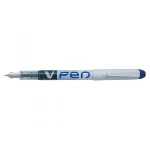PE9141 | Pilot V-Pen Dispo Fountain White Barrel Blue Ink SV4W03