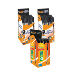 PE9401 | Buy 2 cristal box 50 black get 1 eco round stick black